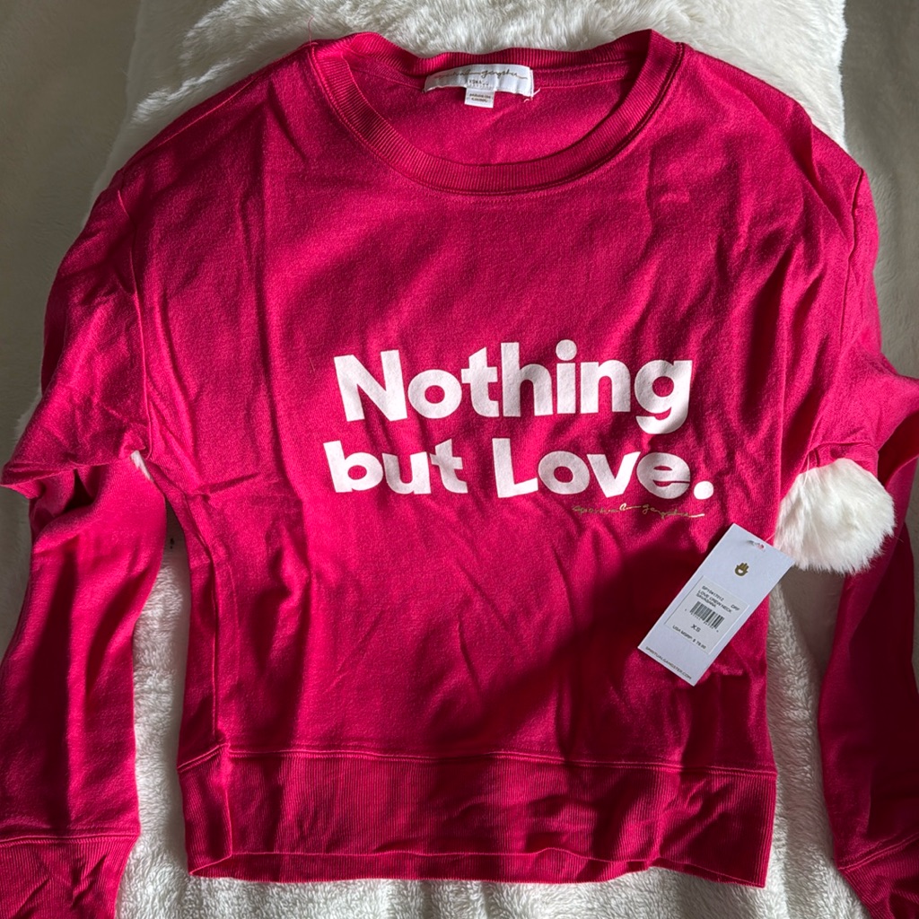 Spiritual Gangster New With Tags Size Extra Small Pink Nothing But Love Crew